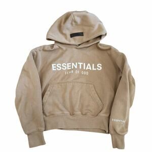 Essentials Fear of God Tan Hoodie Sz 6/7